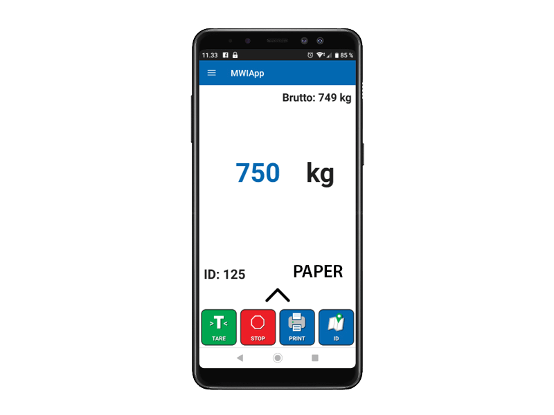 MWI APP for Weighing