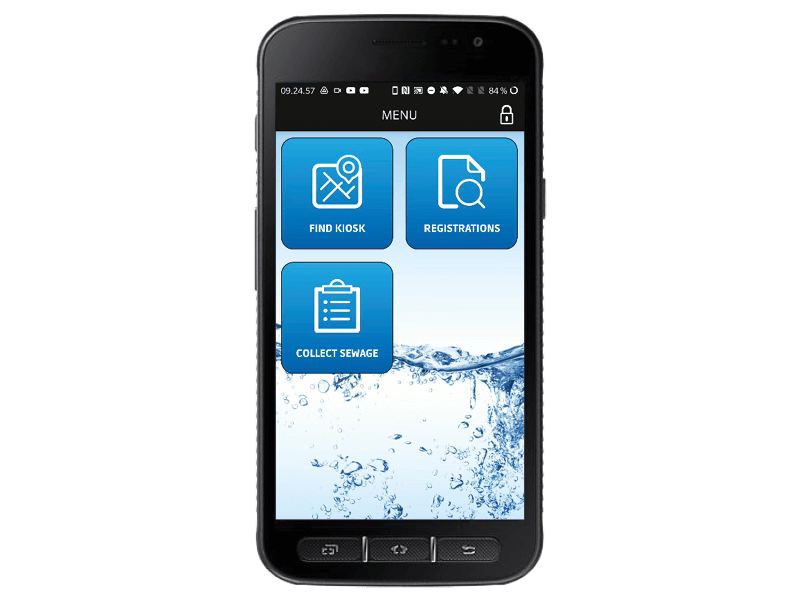 Sewage Kiosk APP