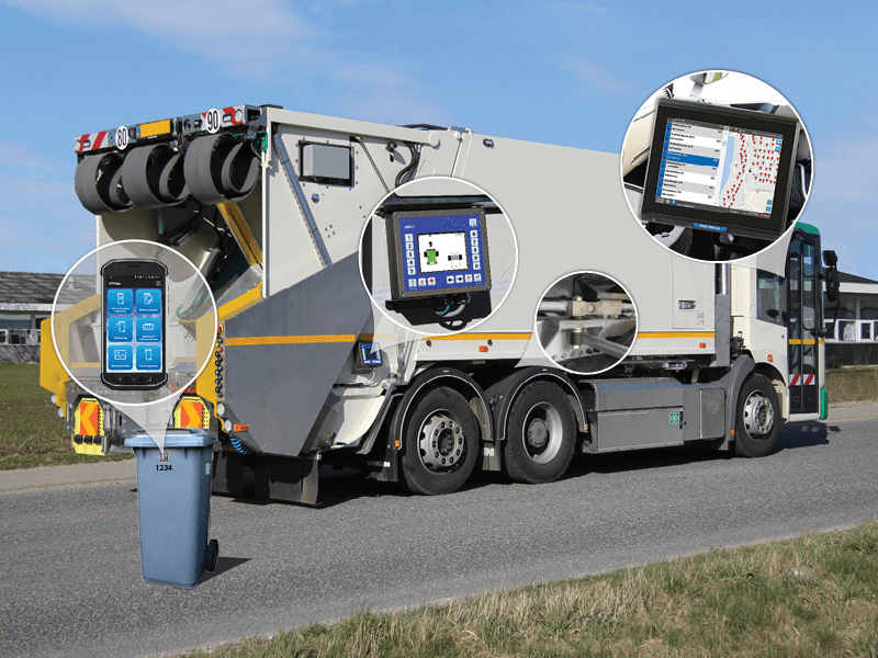 Chassis Scale truck with IT-system